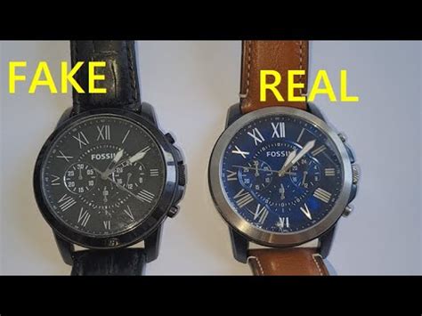 fossil fake watch|Fossil watch real vs. fake review. How to tell counterfeit.